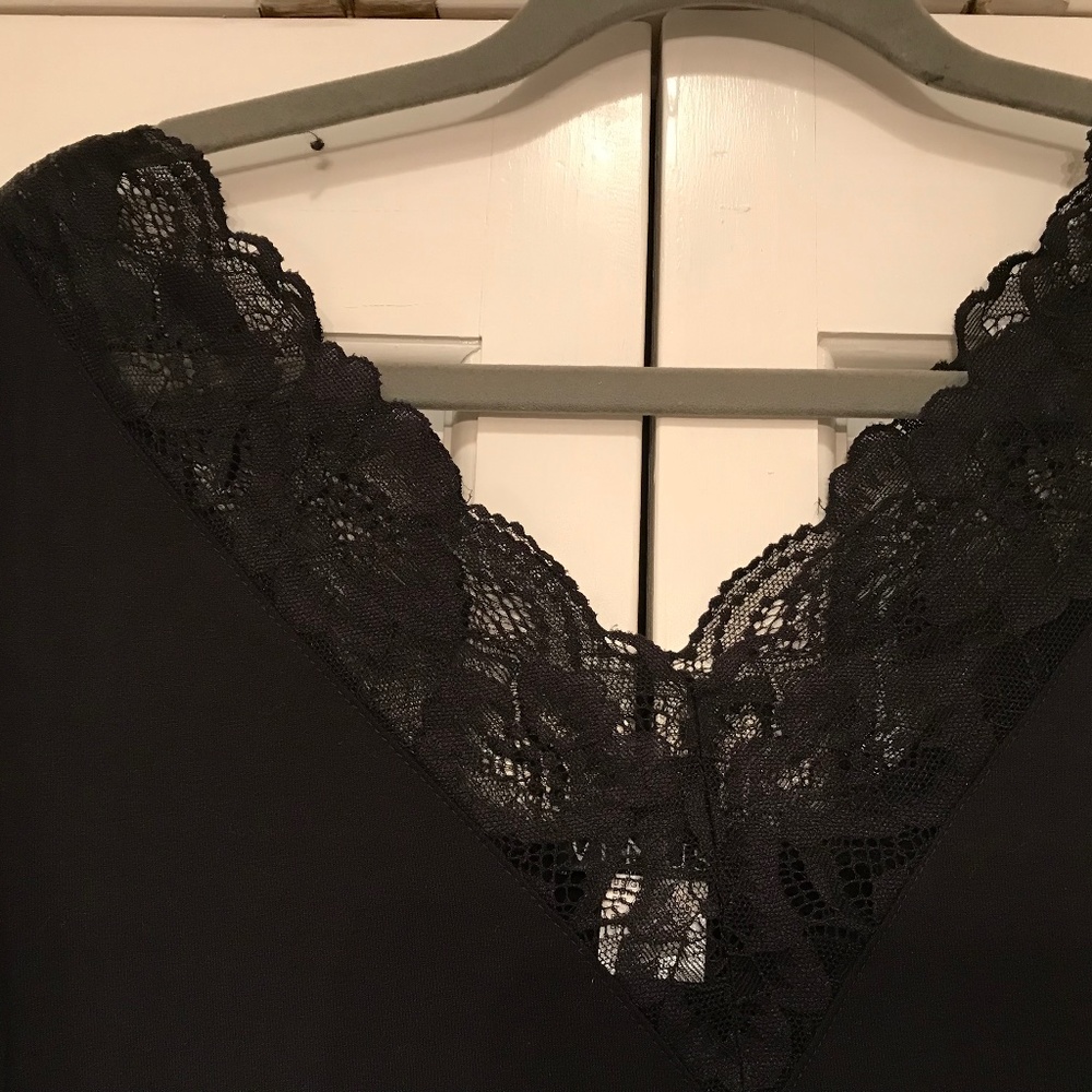 Venus size Large Lace Trim Blouse